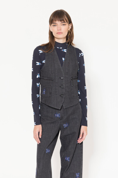 CHALECO BLACK FLY Negro