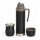 Set Termo 750Ml Manija Fija + Mate 160Ml Ac Inox Comet Negro
