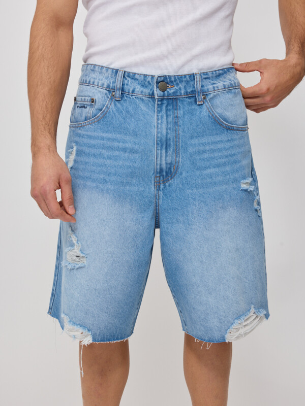 BERMUDA JEAN LEWN RUSTY Azul Claro