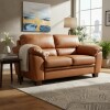 SOFA 2 CUERPOS MODELO ALIAS - 100 % CUERO - COLOR MARRON CLARO SOFA 2 CUERPOS MODELO ALIAS - 100 % CUERO - COLOR MARRON CLARO