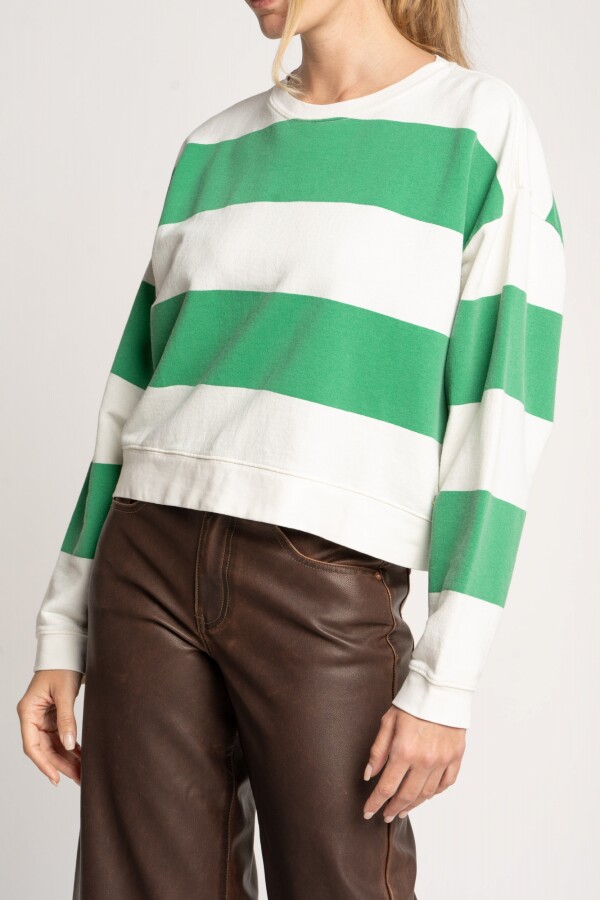 Sweater Rayado Verde