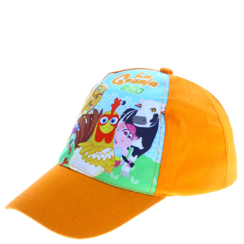 Gorro La Granja de Zenon Visera Granja de Zenon Anaranjado