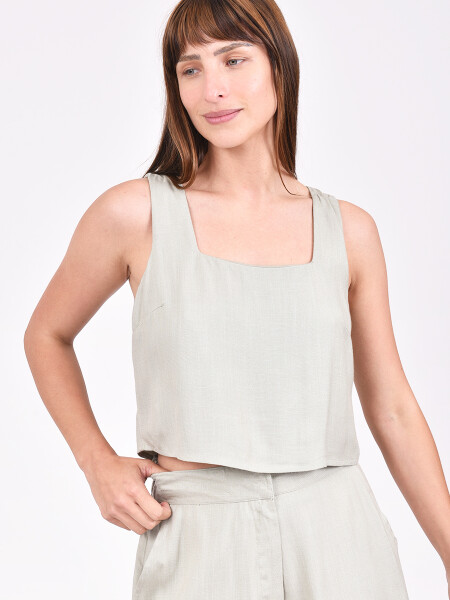 MUSCULOSA LORE VERDE GRISACEO