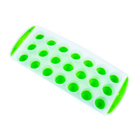 Cubitera De Plástico Y Silicona X21 Verde