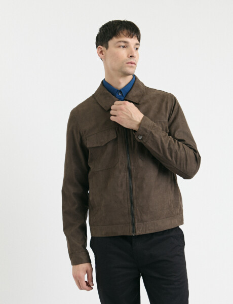 300711 CAMPERA HARRINGTON LABEL Oliva