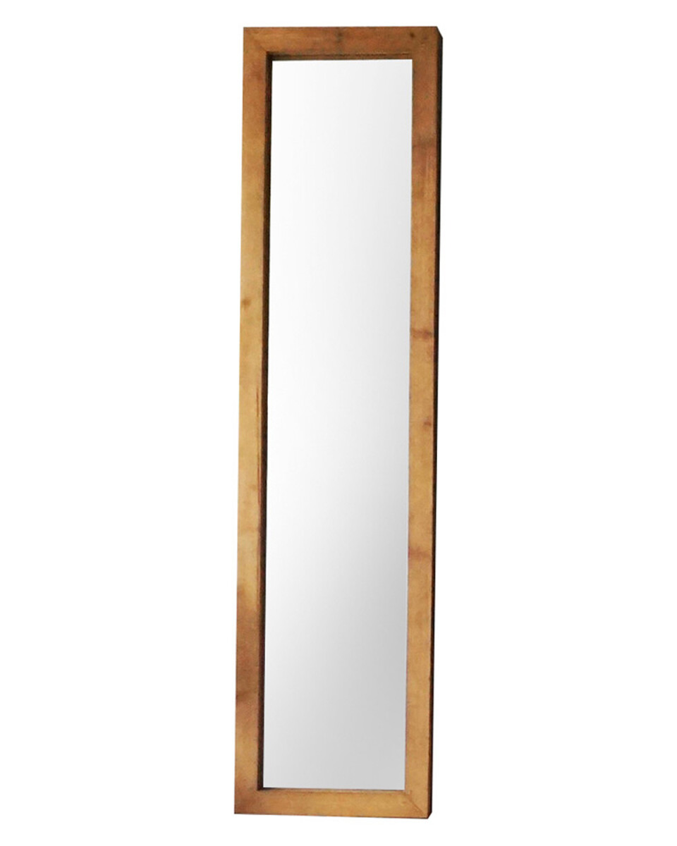 Espejo de pie Selecta con marco en madera natural 30x120cm 