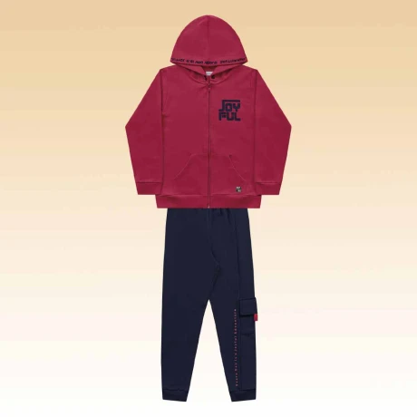 Conjunto niño campera y pantalón algodón Conjunto niño campera y pantalón algodón