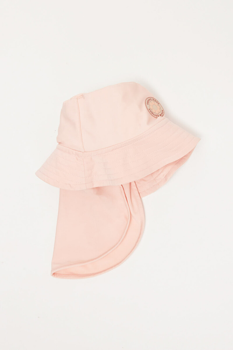 Gorro uv Rosa Con Parche