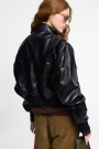 CHAQUETA BIKER CORTA Negro