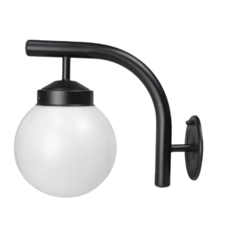 APLIQUE GLOBO 10CM E27 PLASTICO - NEGRO APLIQUE GLOBO 10CM E27 PLASTICO - NEGRO