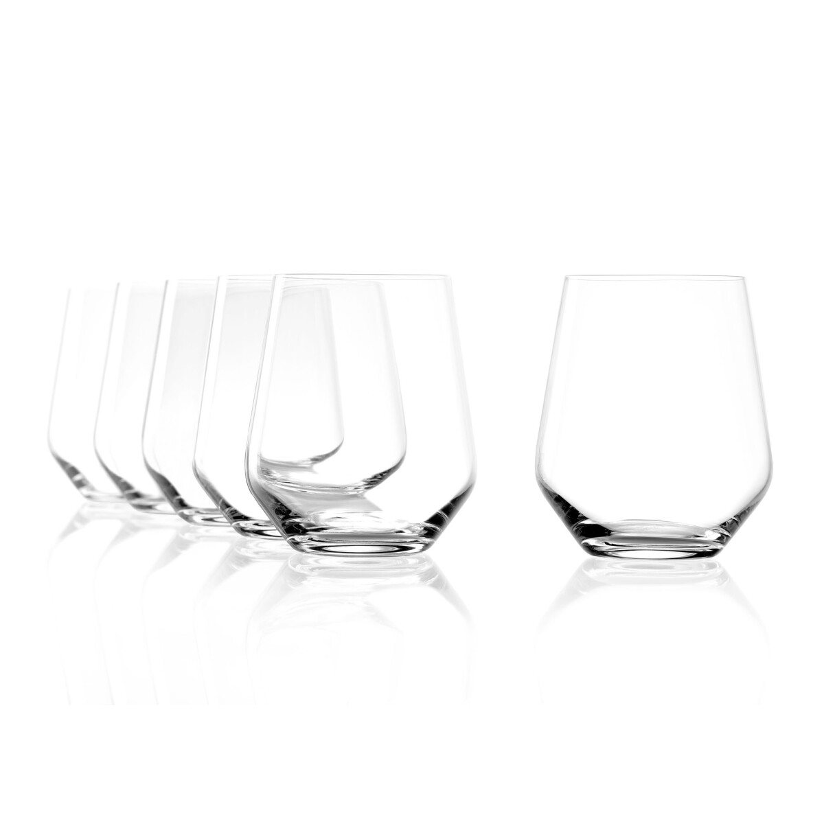 SET 6 VASOS - CRISTAL TRANSPARENTE WHISKY 470 ML 