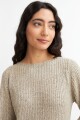 Vestido m/l tejido BEIGE
