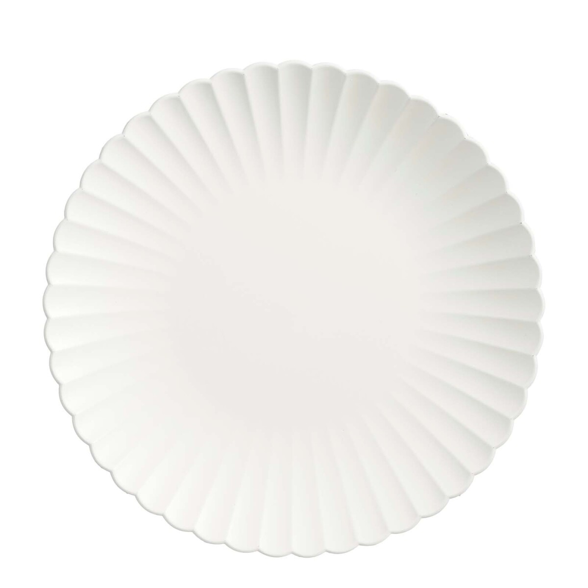PLATO - PLASTICO-RECICLADO BLANCO MILA 