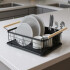 Escurridor Seca Platos Vajilla De Metal Asa De Madera Cocina Imback Color Negro Escurridor Seca Platos Vajilla De Metal Asa De Madera Cocina Imback Color Negro
