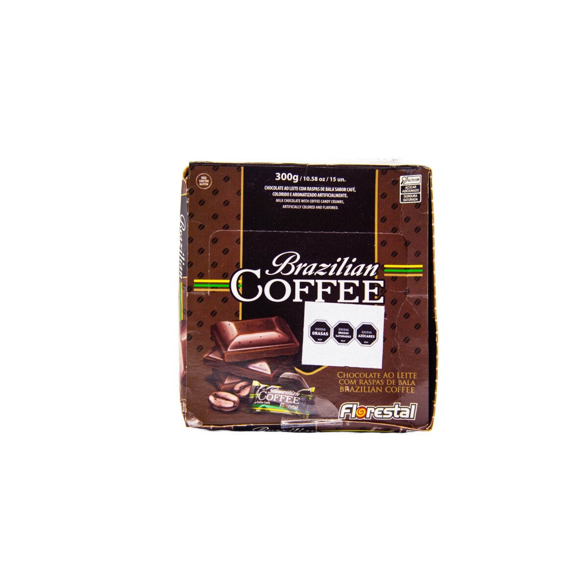 CHOCOLATE FLORESTAL BRAZILIAN COFFEE 20GRS DISPLAY X15 