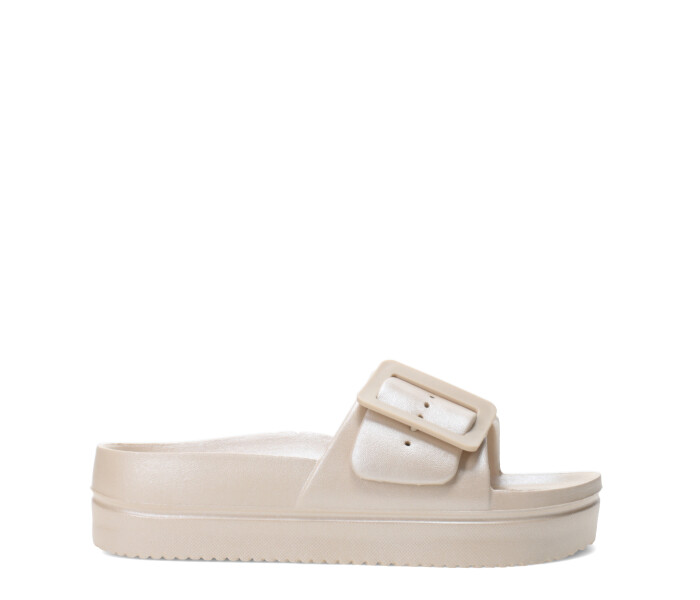 Sandalias de Mujer Miss Carol Erni Con Hebillas Blanco Perla
