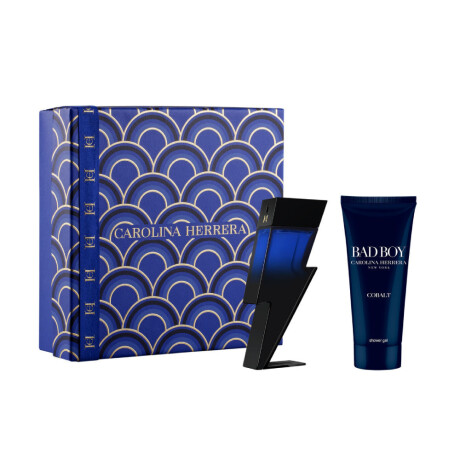 Cofre Carolina Herrera Perfume Bad Boy Cobalt Elixir 100ml + Shower Gel 100ml Cofre Carolina Herrera Perfume Bad Boy Cobalt Elixir 100ml + Shower Gel 100ml