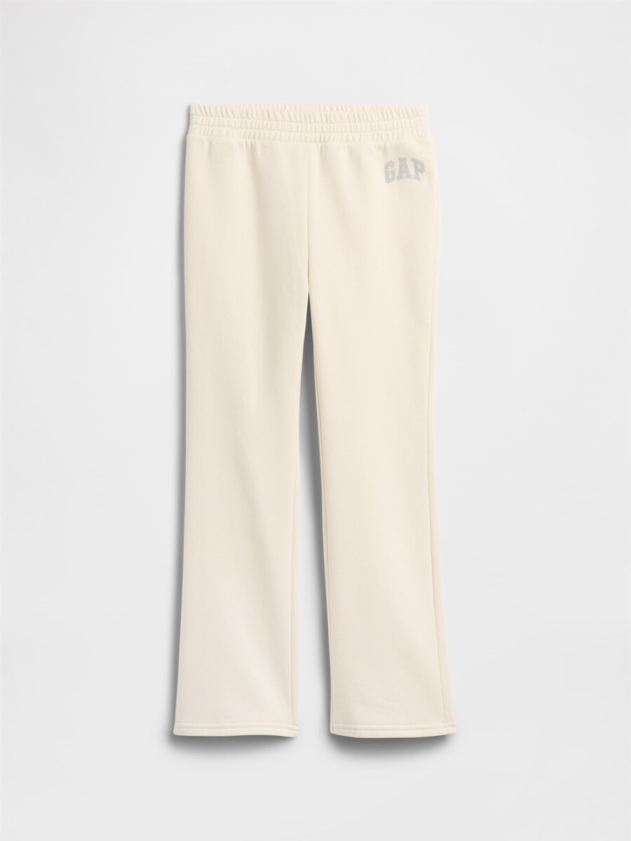 Pantalón Deportivo Bootcut Niña - Ivory Frost 