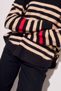 Sweater Rayado Beige