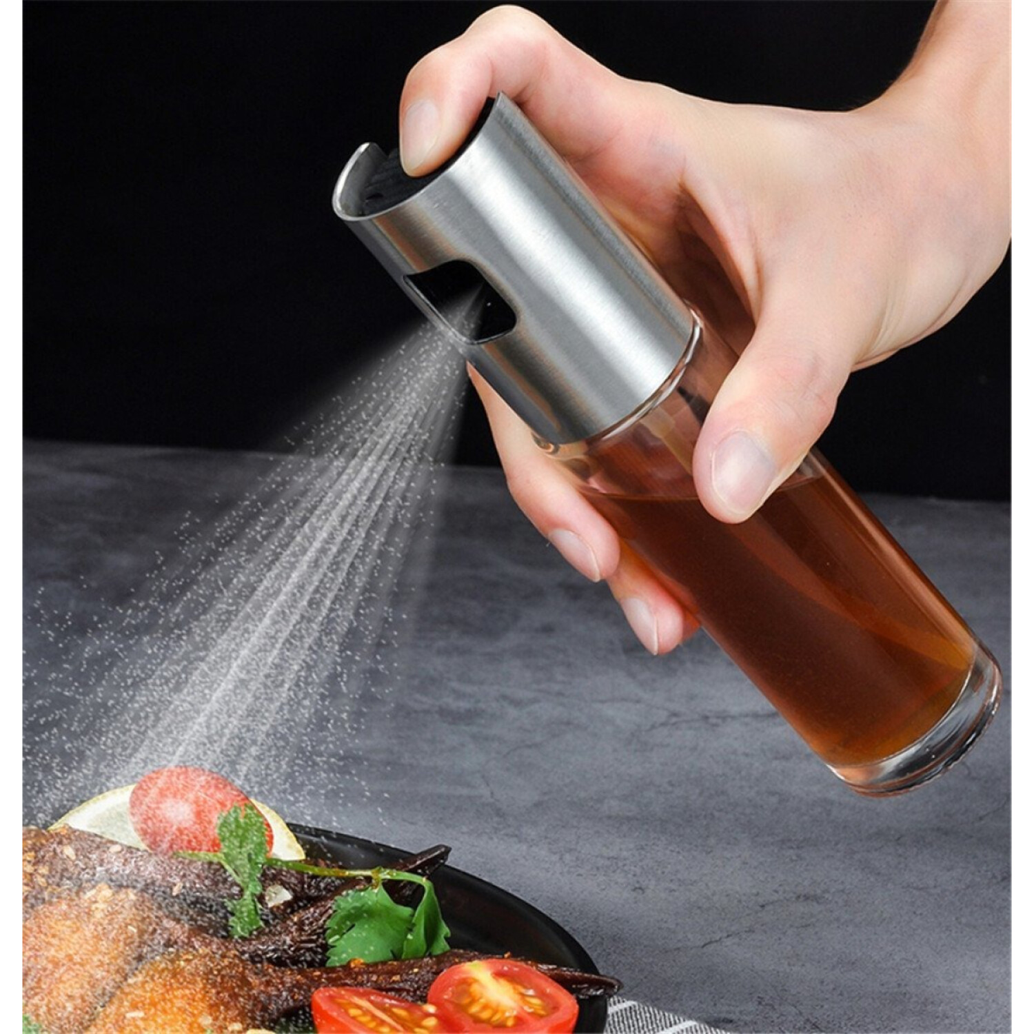 Pulverizador De Aceite Vinagre Spray Oil Para Cocina 100ml Dispensador