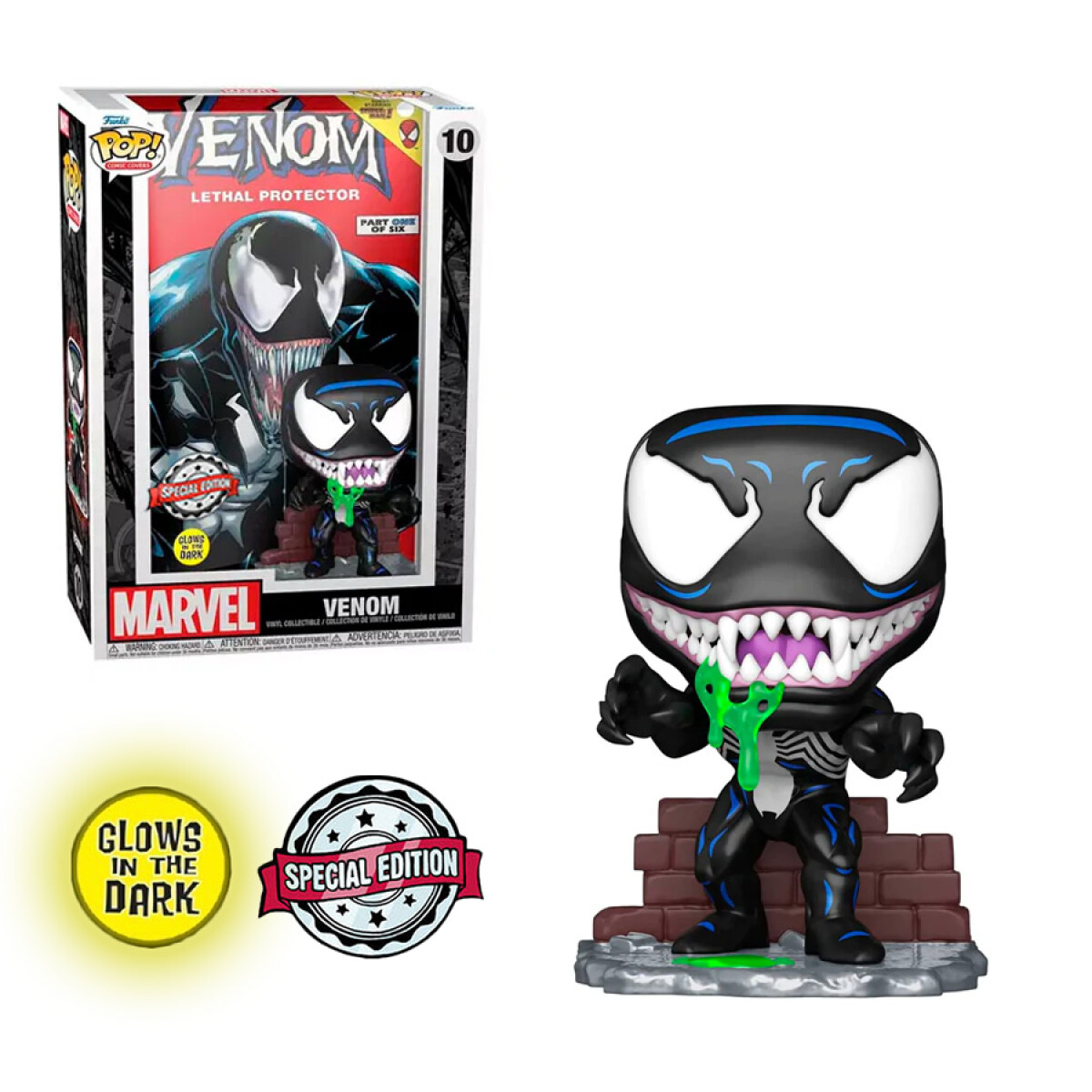 Venom • Marvel [Exclusivo - Glows in the Dark] - 10 
