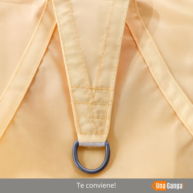 Toldo Impermeable Exterior Protección Uv Triangular 3x3x3m Beige Toldo Impermeable Exterior Protección Uv Triangular 3x3x3m Beige