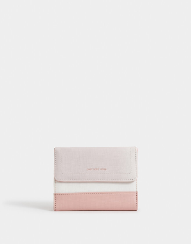 Billetera Estampados Billetera Cuerina Colorblock - Combinacion Tricolor