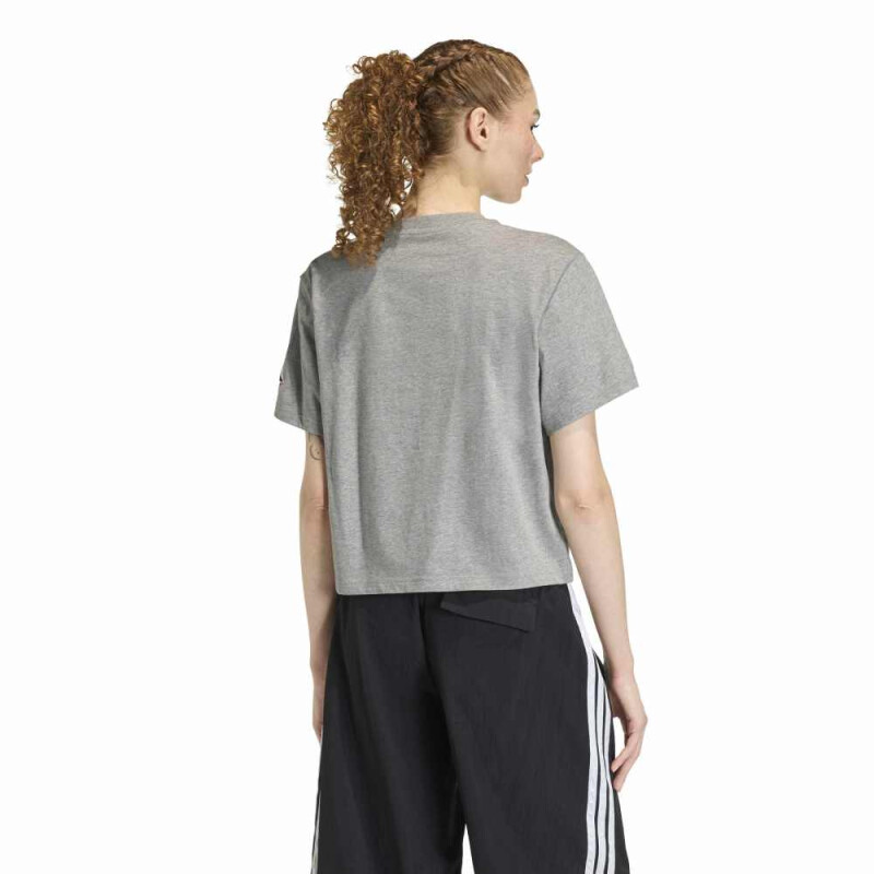 REMERA ADIDAS W FOOD CRO Mujer KA5074 Gris Claro