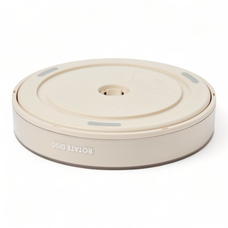 Bandeja O Plato Organizador Giratorio 24cmD 360º Antideslizantes Beige