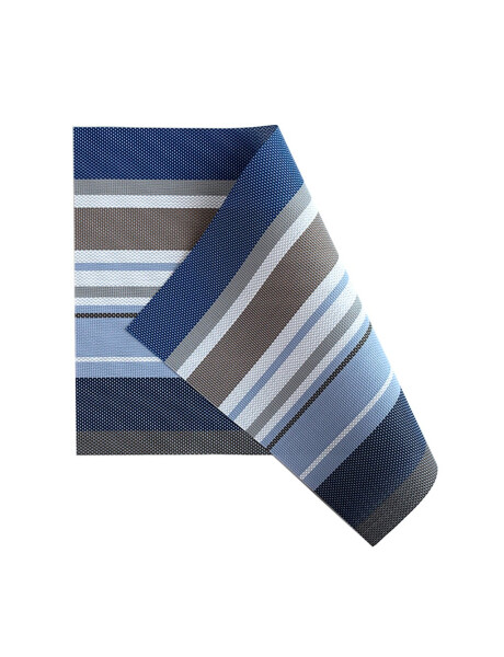 INDIVIDUAL PVC RAYADO 45x30CM TONOS AZUL INDIVIDUAL PVC RAYADO 45x30CM TONOS AZUL