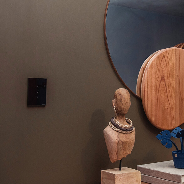 Dimmer inteligente WIFI touch negro TE3916