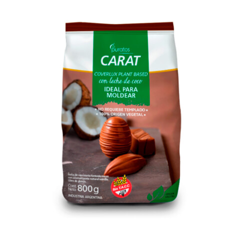 Cobertura Carat Gotas 800g con Leche de Coco Cobertura Carat Gotas 800g con Leche de Coco