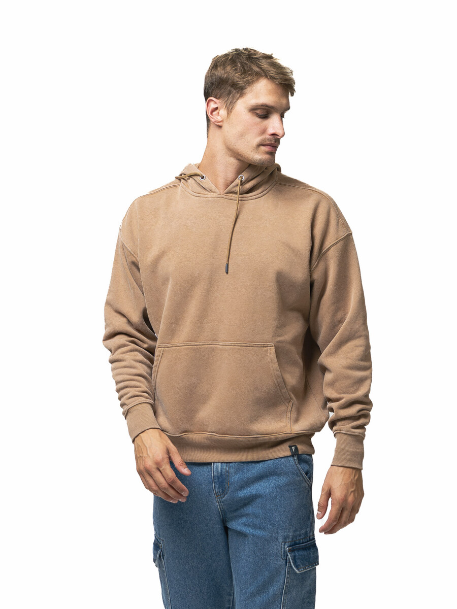 Canguro de Felpa Oversized California - Tostado 