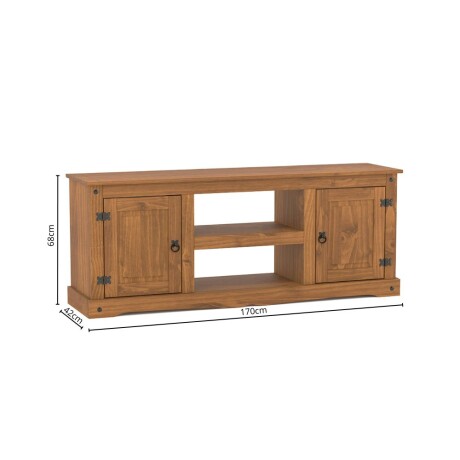 Rack 2 Puertas Línea Naturale 170 cm Roble