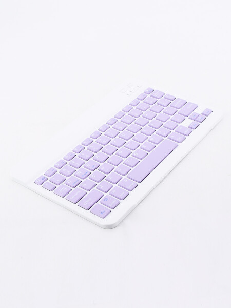 TECLADO INALAMBRICO USB VIOLETA