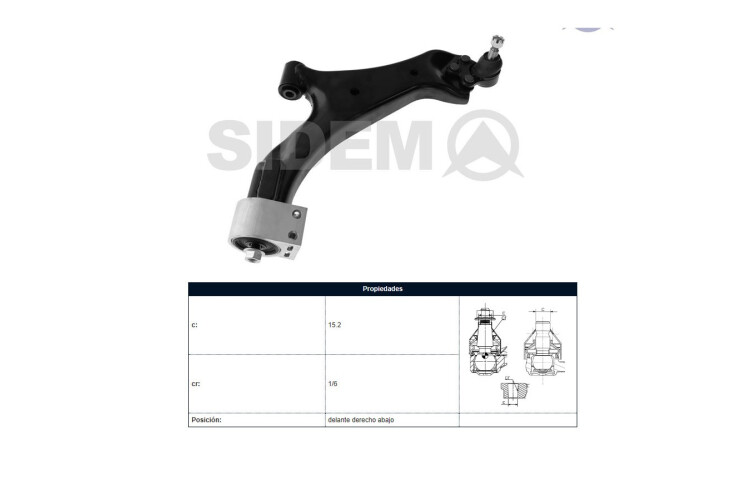 Parilla De Suspension Delantera Chev Captiva 06-16 Der Parilla De Suspension Delantera Chev Captiva 06-16 Der