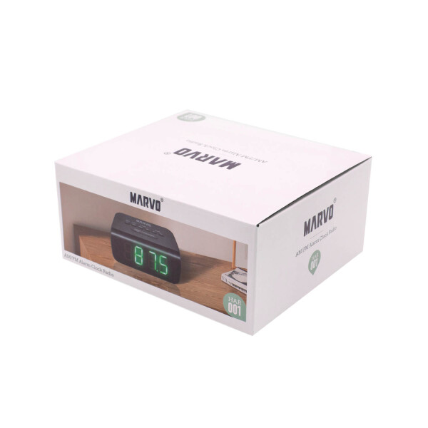 Despetador Reloj Radio Marvo Am Fm Control Brillo De Mesa Despetador Reloj Radio Marvo Am Fm Control Brillo De Mesa