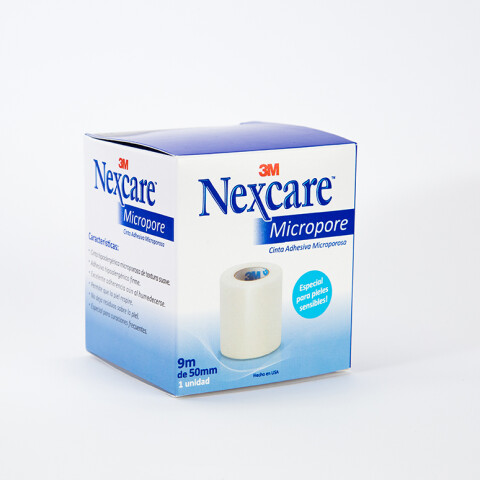 Nexcare cinta adhesiva plástica Micropore 9m de 50 mm
