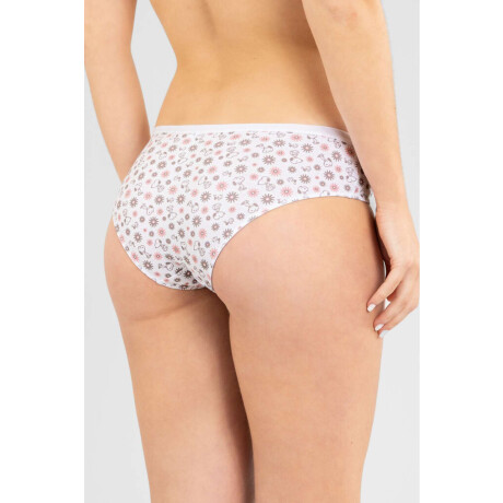 Bikini snoopy flower Blanco