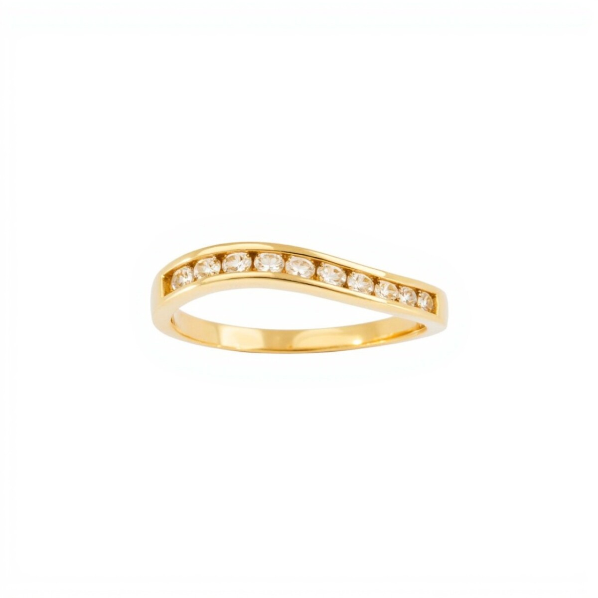 Anillo-Oro bajo-Piedra zirconia-AN8006 - conpiedra 