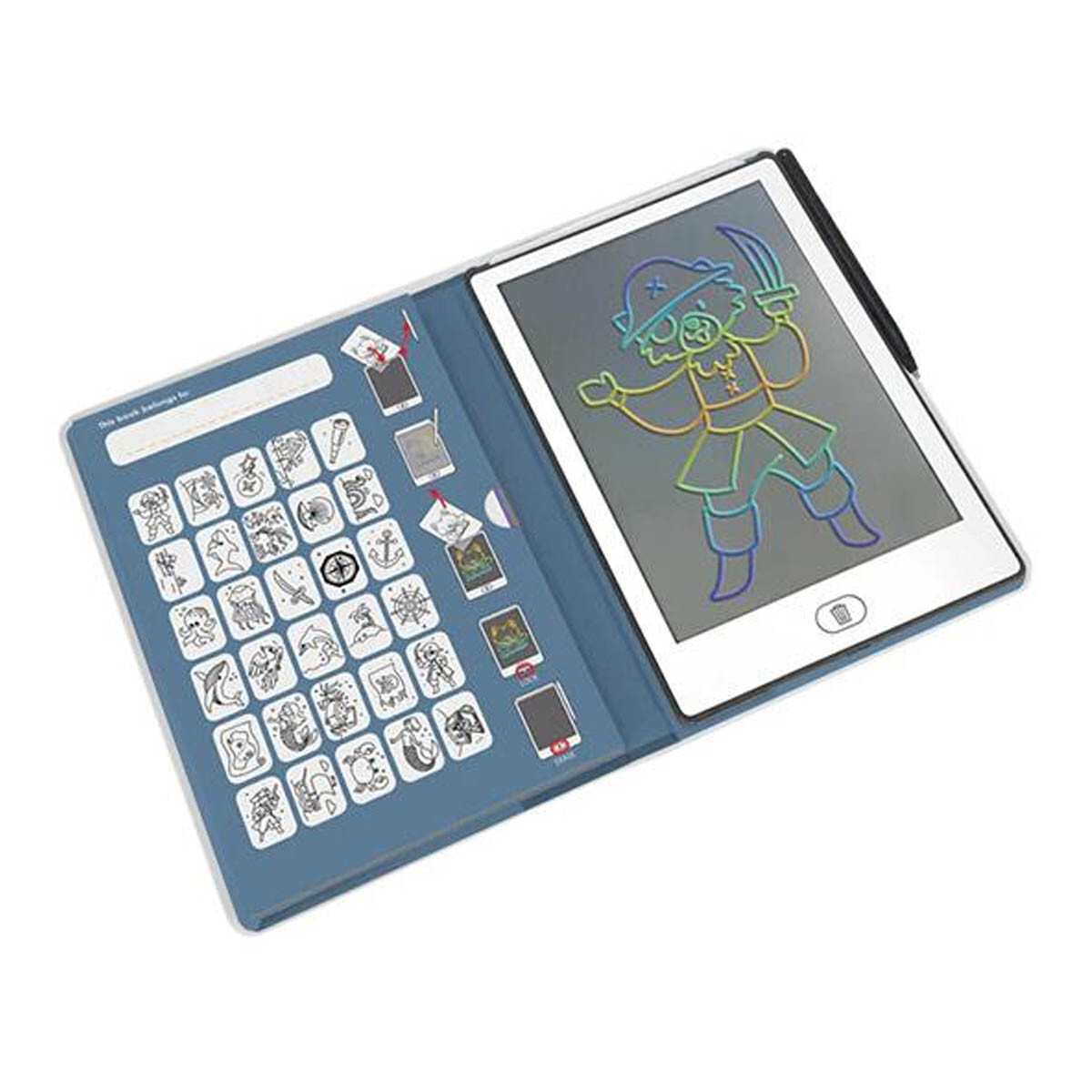 Tablet de dibujo LDC Kidydraw Kidywolf - Océanos y Piratas 