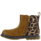 Bota de Niña Mini Miss Carol TOTI con detalle de estrella y animal print en talon Tan