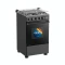 Cocina ENXUTA CENX9504N A Gas Cuatro Hornallas Tapa De Vidrio - Negra