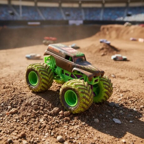Vehiculo Monster Jam 58810 Cambio de Color 1:64 GRAVE-DIGGER