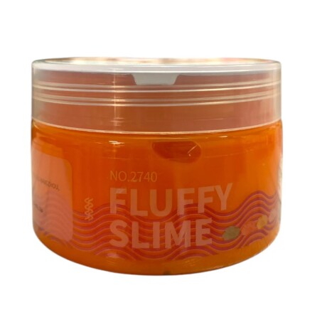 SLIME Baba Esponjosa naranja/rojo