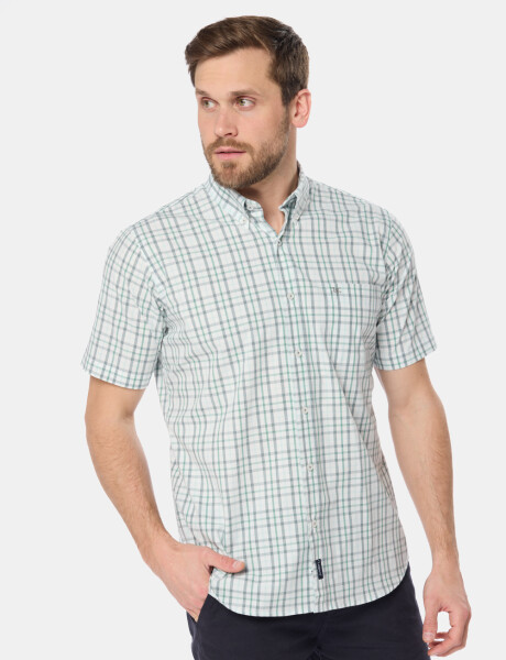 CAMISA SPORT A CUADROS Verde