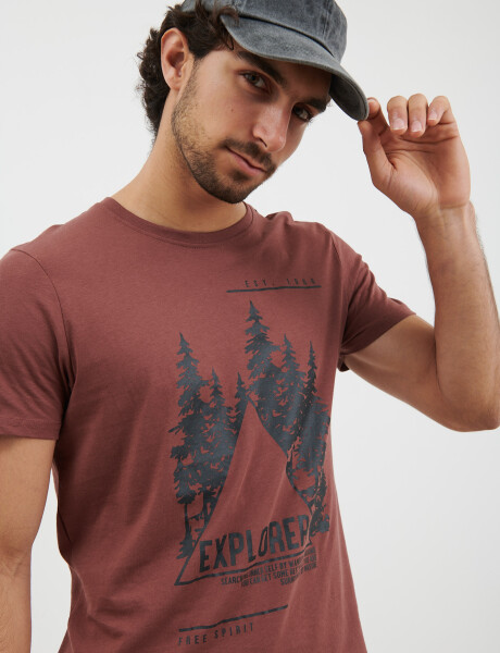 520819 T-SHIRT Ladrillo