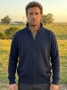 Campera tejida Azul