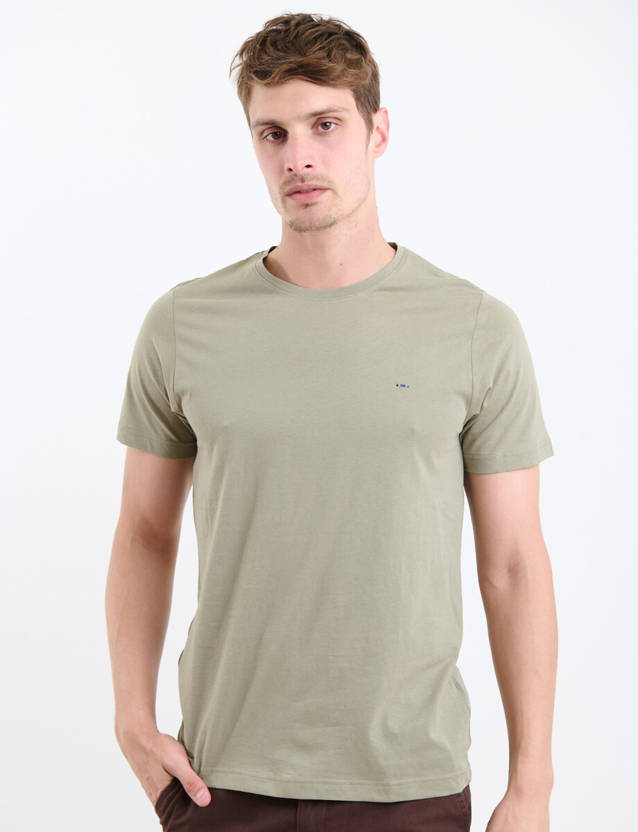 520658 T-SHIRT HARRINGTON LABEL Verde