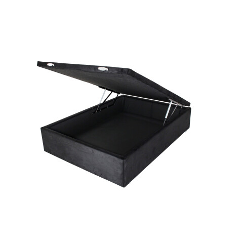 Box Baúl 2 Plazas 138x188x44 Swede Cinza